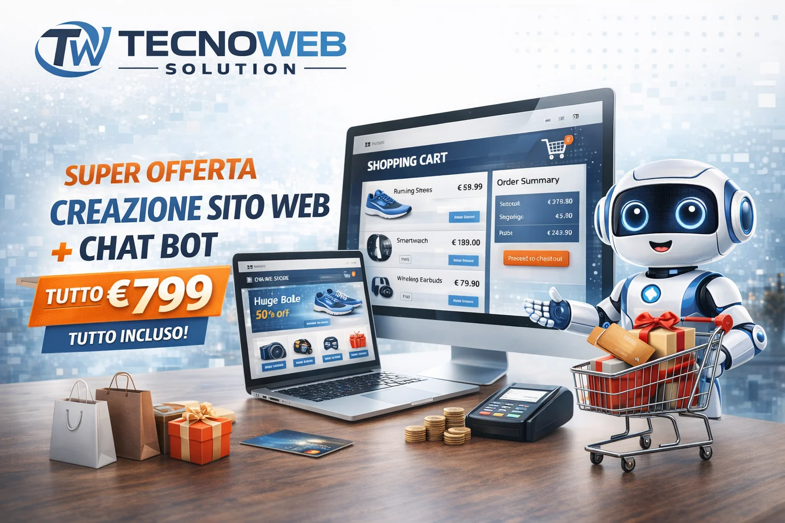 Sviluppo E-commerce Salerno - Creazione Siti E-commerce Professionali Evolution